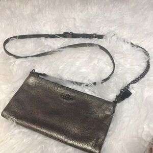 Coach Kylie Crossover Metallic Leather